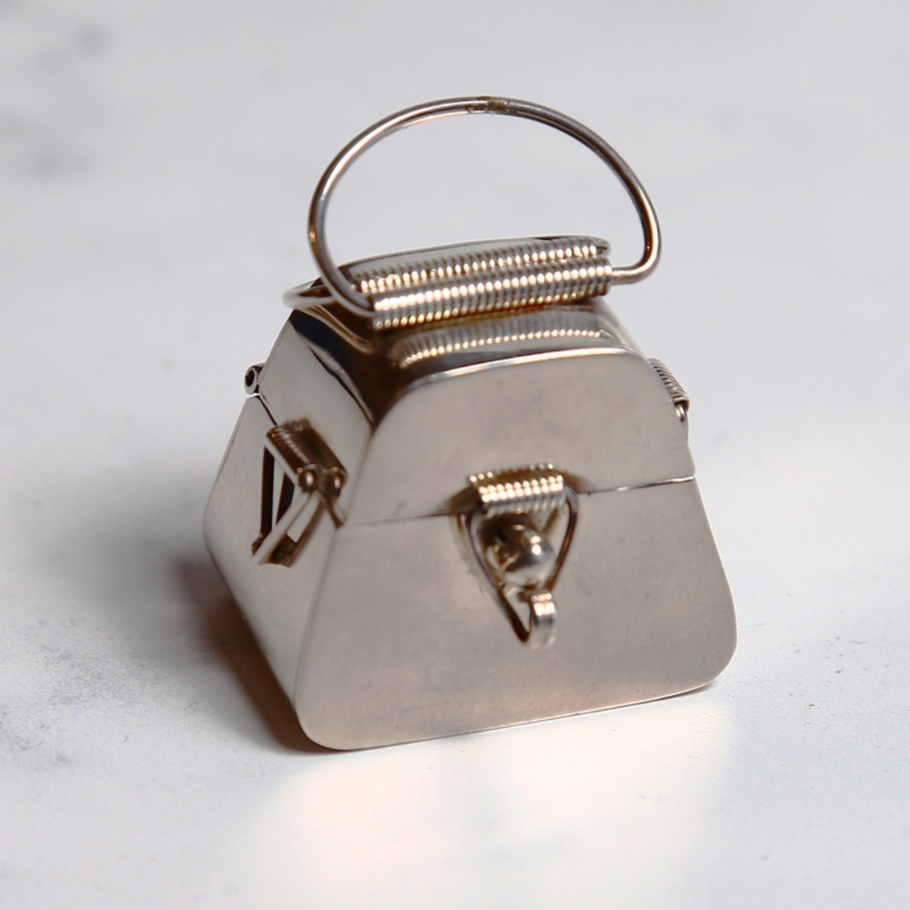 Sterling Silver Bag Pendant